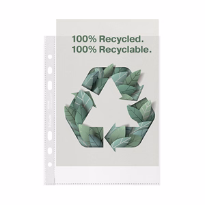 Lefűzhető genotherm ESSELTE Recycled  A/5 70 mikron narancsos 100 darabos
