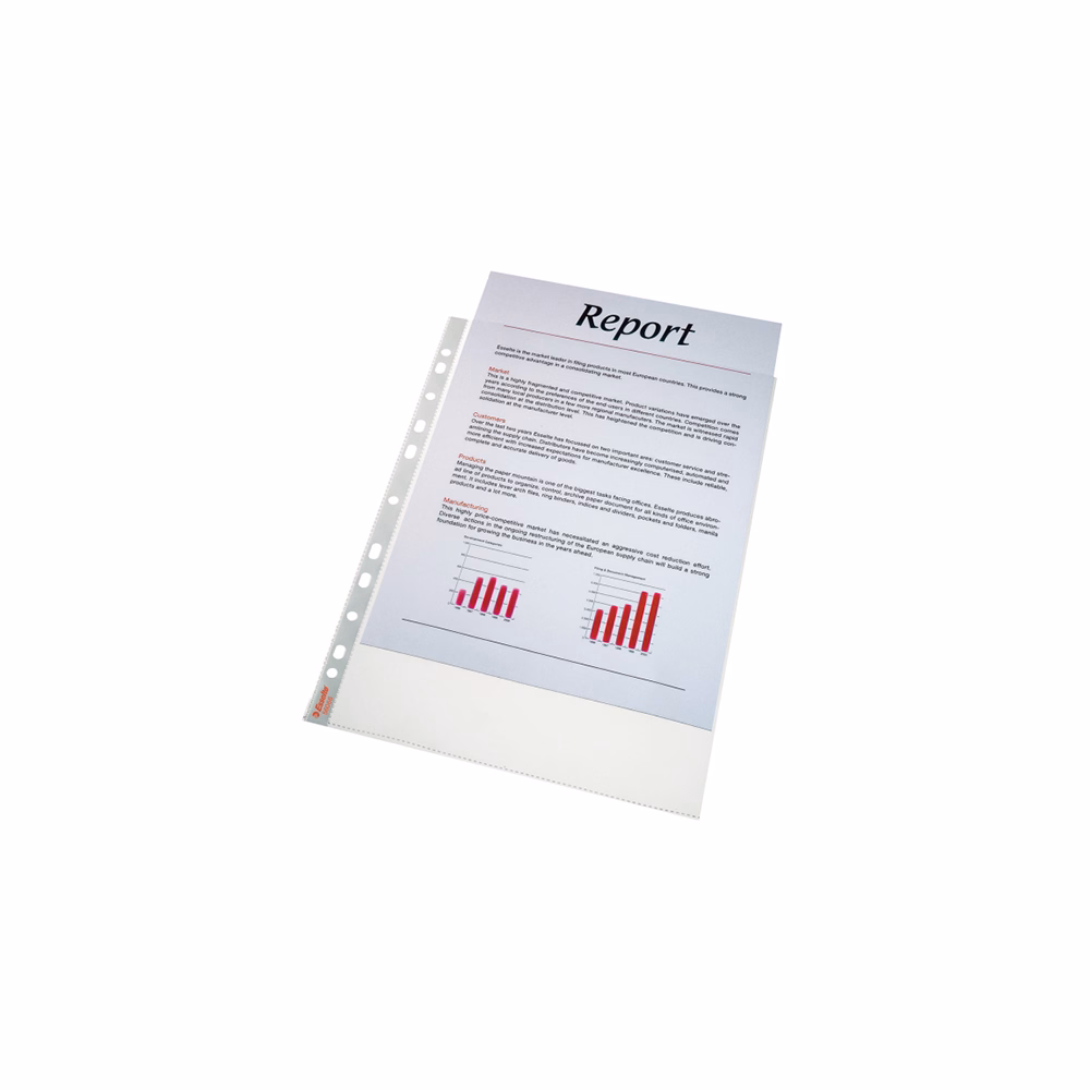 Lefűzhető genotherm ESSELTE luxus A/4 55 mikron víztiszta 100 darabos Lefűzhető genotherm ESSELTE luxus A/4 55 mikron víztiszta 100 darabos