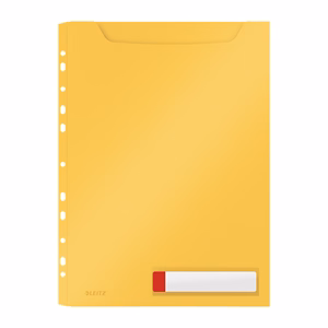 Lefűzhető genotherm LEITZ Cosy Privacy Jumbo A/4 200 mikron melegsárga 3 darabos