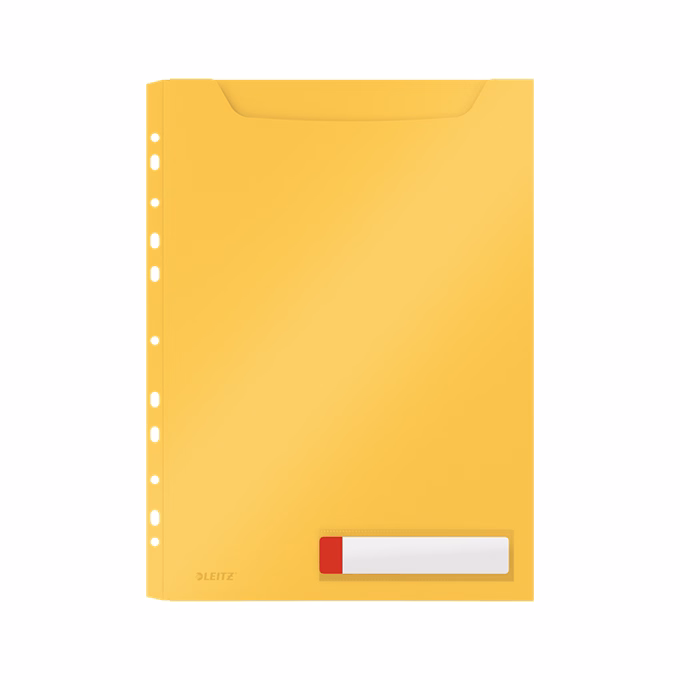 Lefűzhető genotherm LEITZ Cosy Privacy Jumbo A/4 200 mikron melegsárga 3 darabos