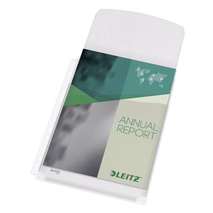 Lefűzhető genotherm LEITZ Jumbo A/4 170 mikron füles narancsos 5 darabos