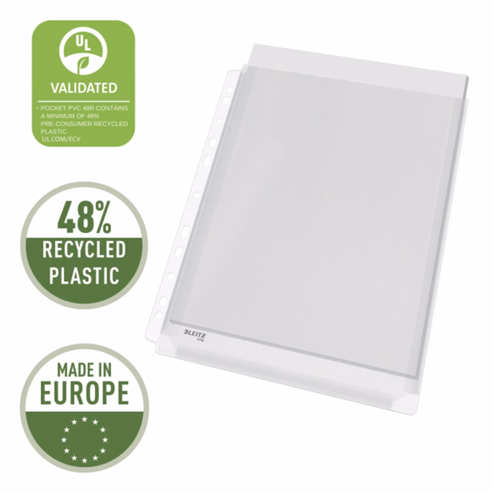 Lefűzhető genotherm LEITZ Jumbo A/4 170 mikron narancsos 10 darabos