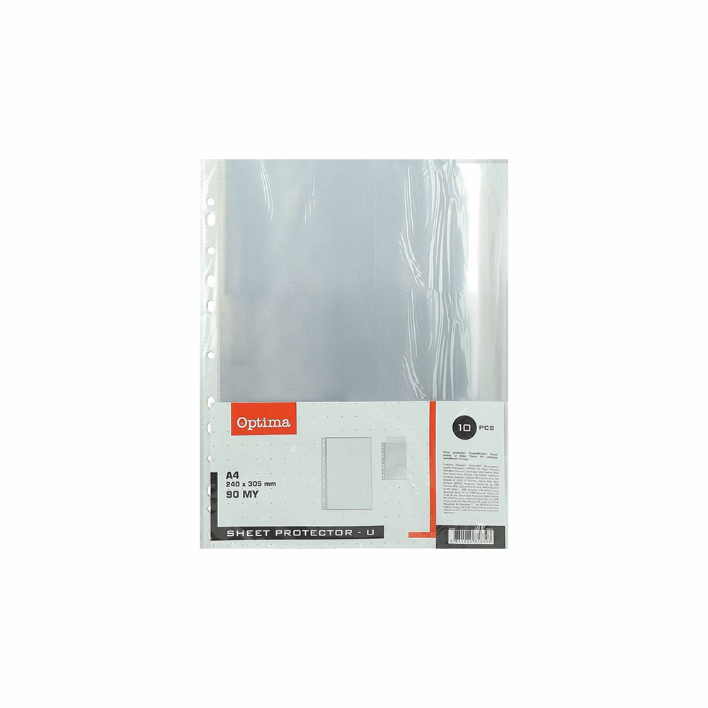 Lefűzhető genotherm OPTIMA A/4 90 mikron víztiszta 10 darabos