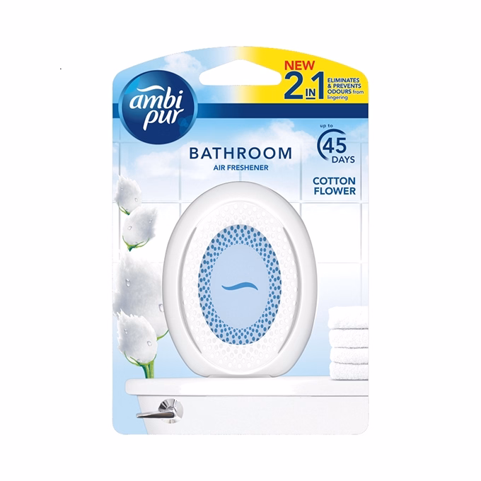Légfrissítő AMBI PUR Bathroom Pamut virág 7,5ml Légfrissítő AMBI PUR Bathroom Pamut virág 7,5ml