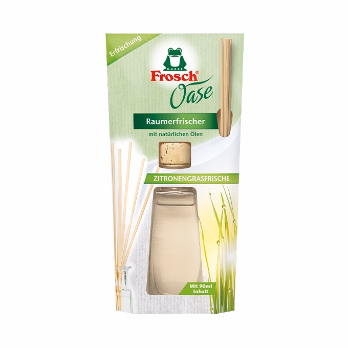 Légfrissítő FROSCH Oase citromfűvel pálcikás 90ml