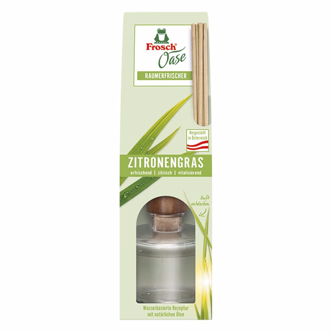 Légfrissítő FROSCH Oase citromfűvel pálcikás 90ml