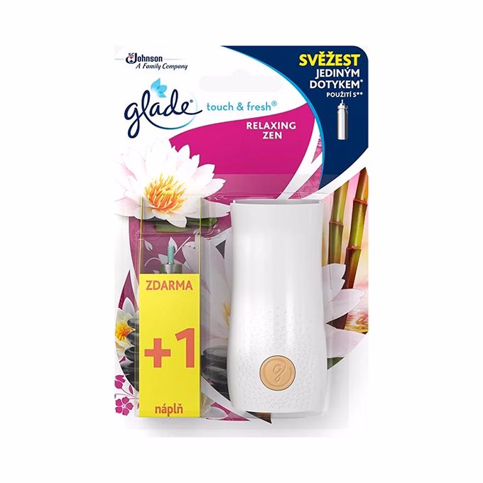 Légfrissítő GLADE Touch&fresh Japán kert készülék+2 utántöltő