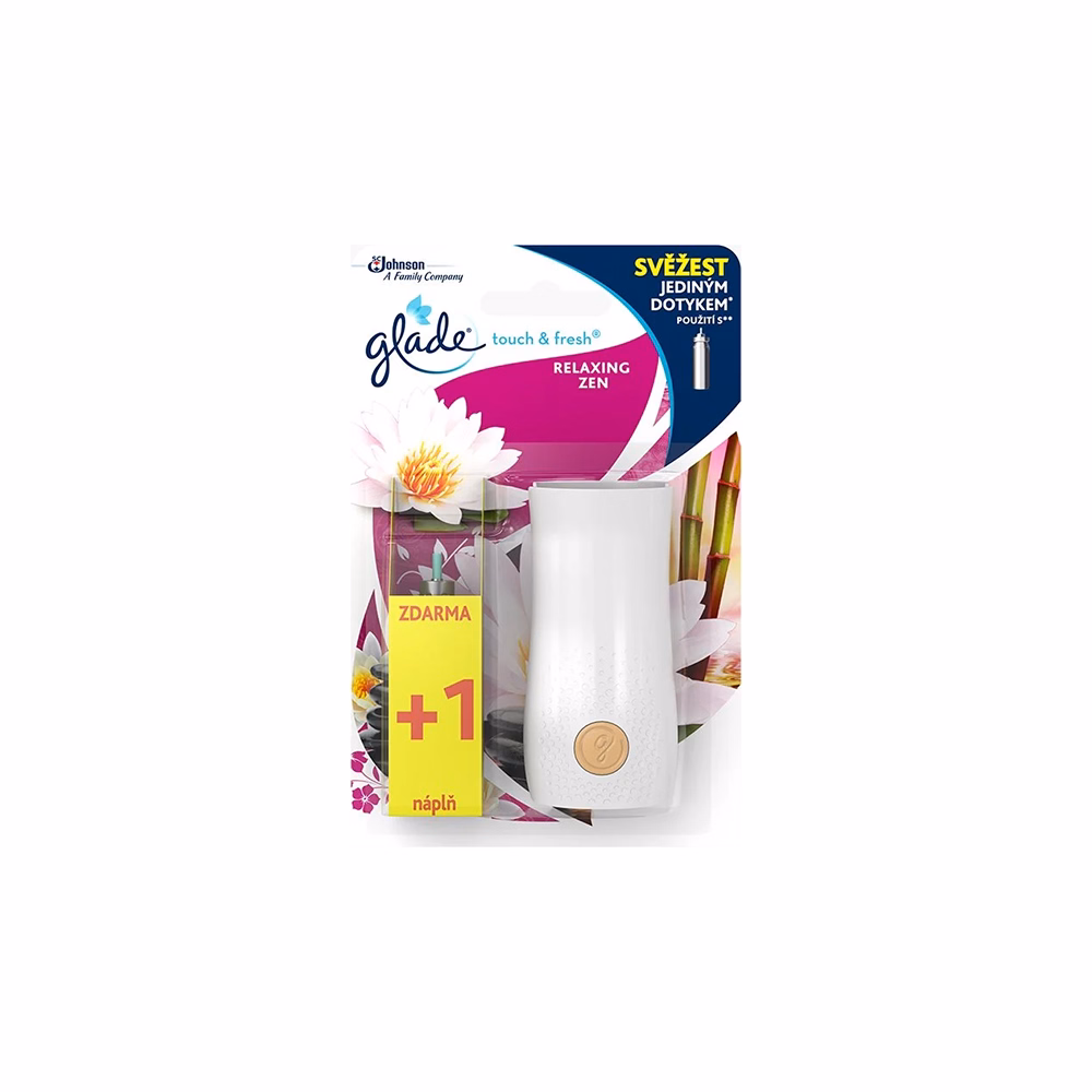 Légfrissítő GLADE Touch&fresh Japán kert készülék+2 utántöltő