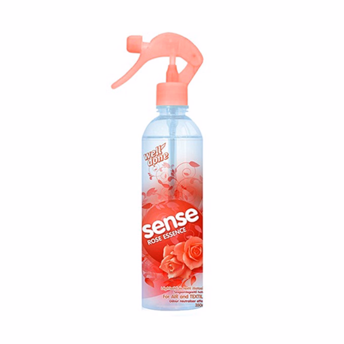 Légfrissítő és textil illatosító WELL DONE Sense Rose essence 350 ml