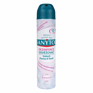 Légfrissítő fertőtlenítő SANYTOL virág illatú 300 ml