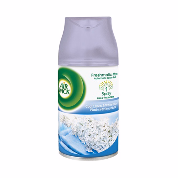 Légfrissítő utántöltő AIR WICK Freshmatic Friss ruha és Fehér liliom 250 ml