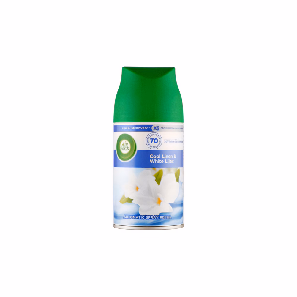 Légfrissítő utántöltő AIR WICK Freshmatic Friss ruha és Fehér liliom 250 ml