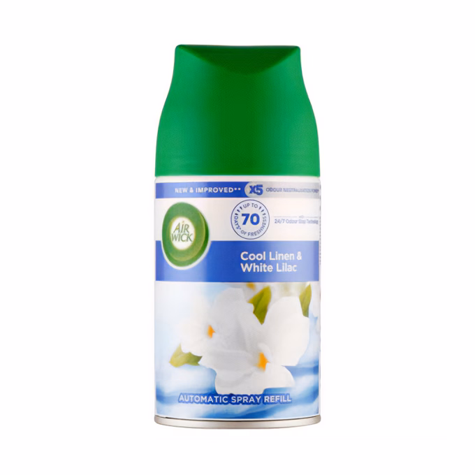 Légfrissítő utántöltő AIR WICK Freshmatic Friss ruha és Fehér liliom 250 ml
