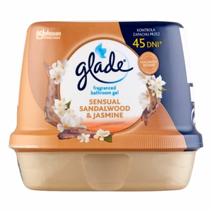 Légfrissítő zselé GLADE Bathroom Szantálfa & Jázmin 180 g Légfrissítő zselé GLADE Bathroom Szantálfa & Jázmin 180 g