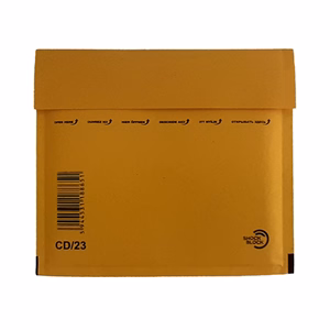 Légpárnás tasak CD szilikonos barna 165x180mm
