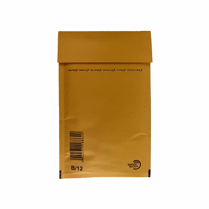 Légpárnás tasak No12/W2 szilikonos barna 120x215mm