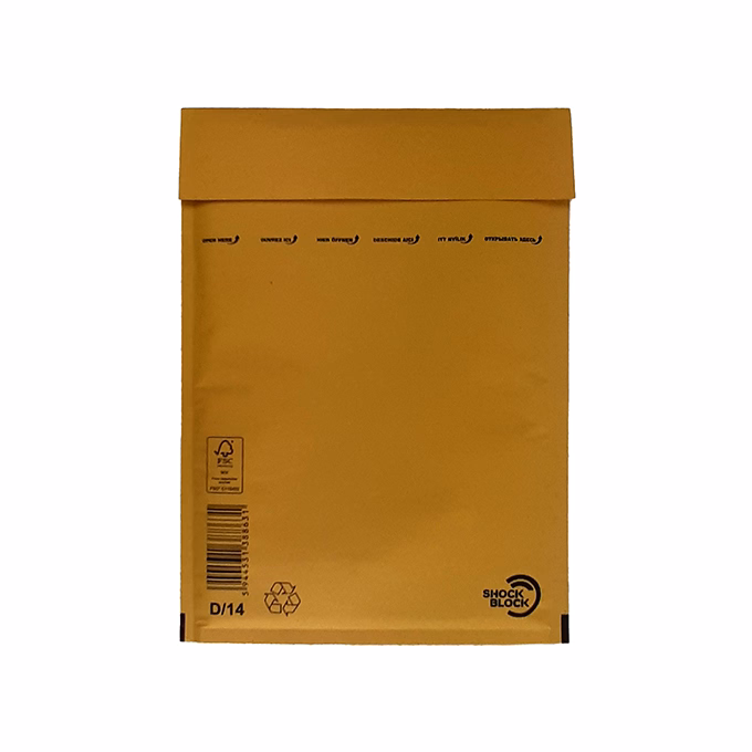 Légpárnás tasak No14/W4 szilikonos barna 180x265mm