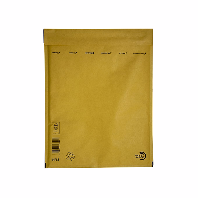 Légpárnás tasak No18/W8 szilikonos barna 270x360mm
