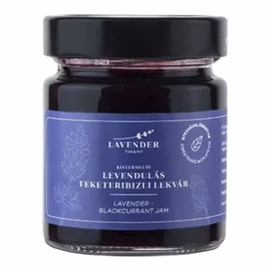 Lekvár LAVENDER TIHANY feketeribizli eritrittel 220 ml