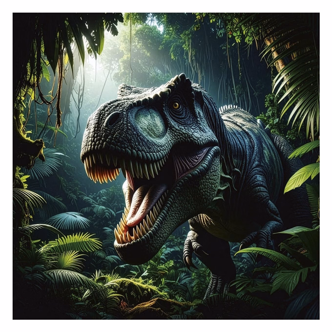 Lemeznaptár REALSYSTEM 300x300mm Dinosaurs 2027
