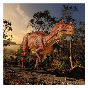 Lemeznaptár REALSYSTEM 300x300mm Dinosaurs 2027
