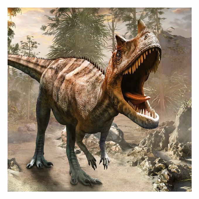 Lemeznaptár REALSYSTEM 300x300mm Dinosaurs 2027