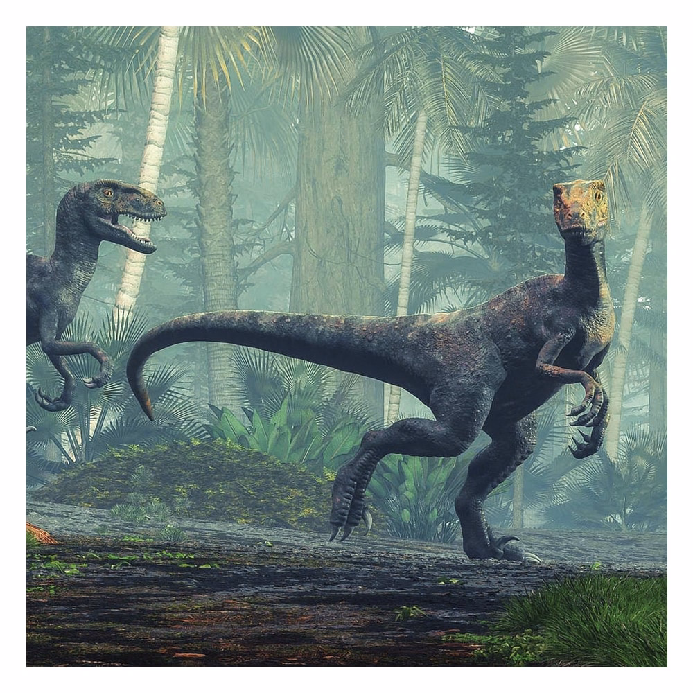 Lemeznaptár REALSYSTEM 300x300mm Dinosaurs 2027