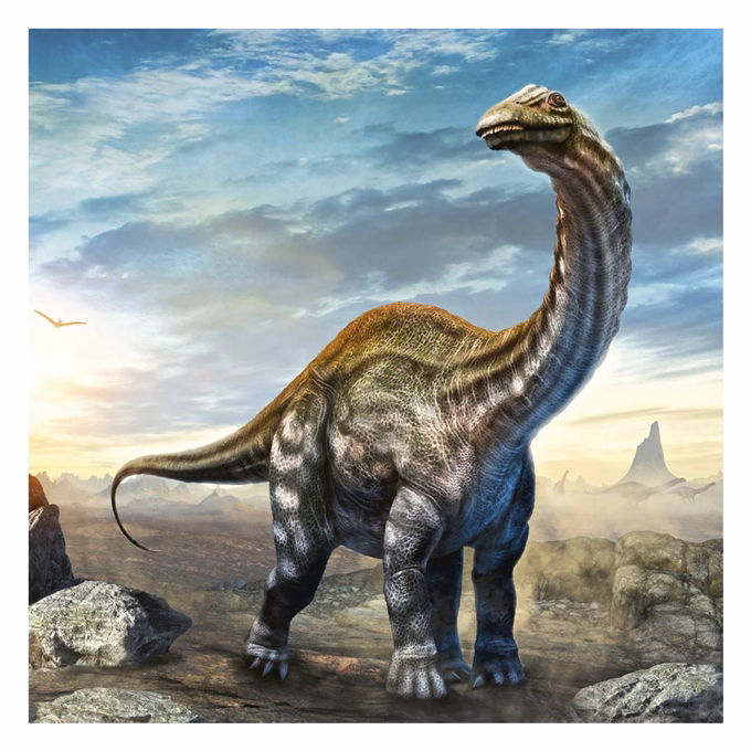 Lemeznaptár REALSYSTEM 300x300mm Dinosaurs 2027