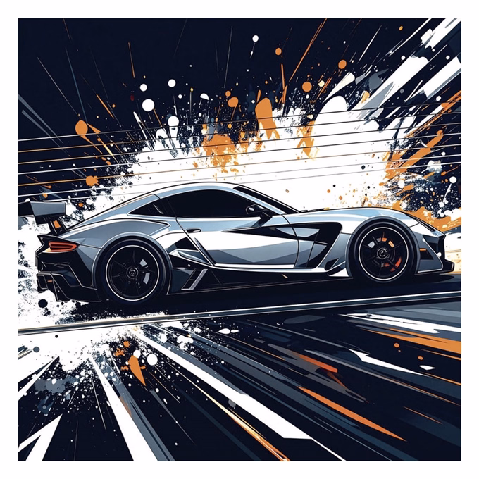Lemeznaptár REALSYSTEM 300x300mm Fast cars 2027
