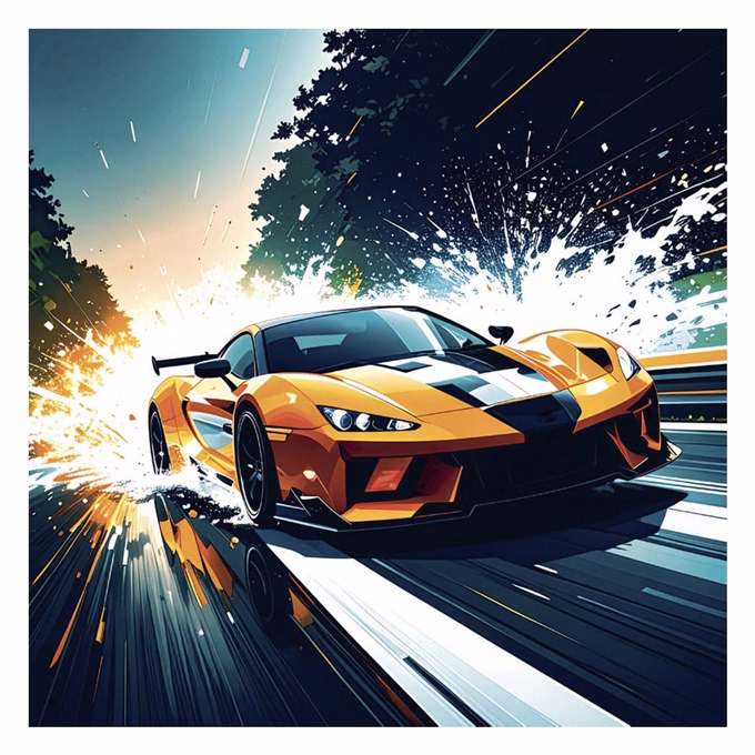 Lemeznaptár REALSYSTEM 300x300mm Fast cars 2027