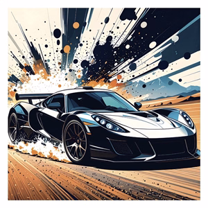 Lemeznaptár REALSYSTEM 300x300mm Fast cars 2027