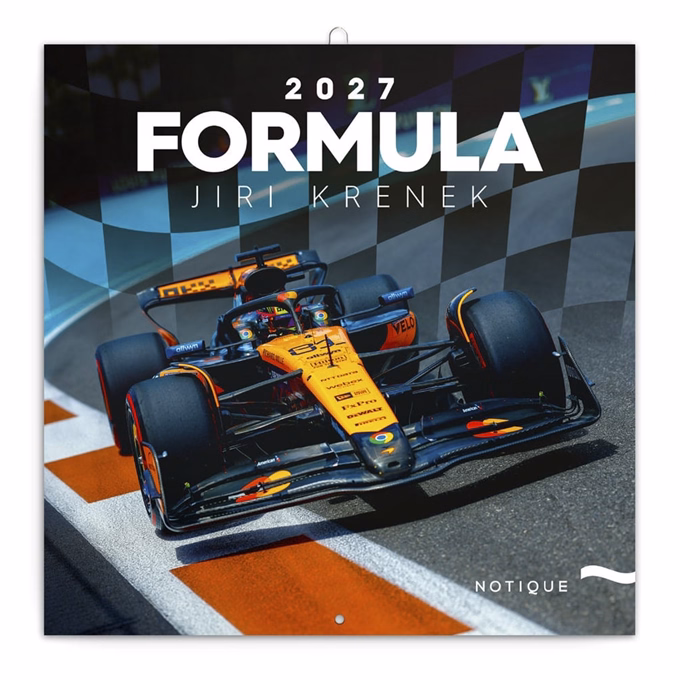 Lemeznaptár REALSYSTEM 300x300mm Formula 2027
