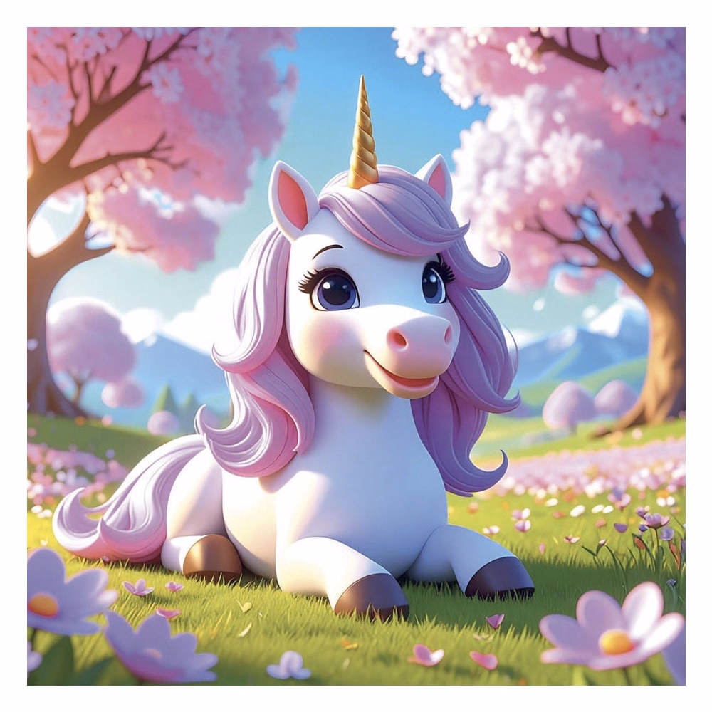 Lemeznaptár REALSYSTEM 300x300mm Happy Unicorns 2027