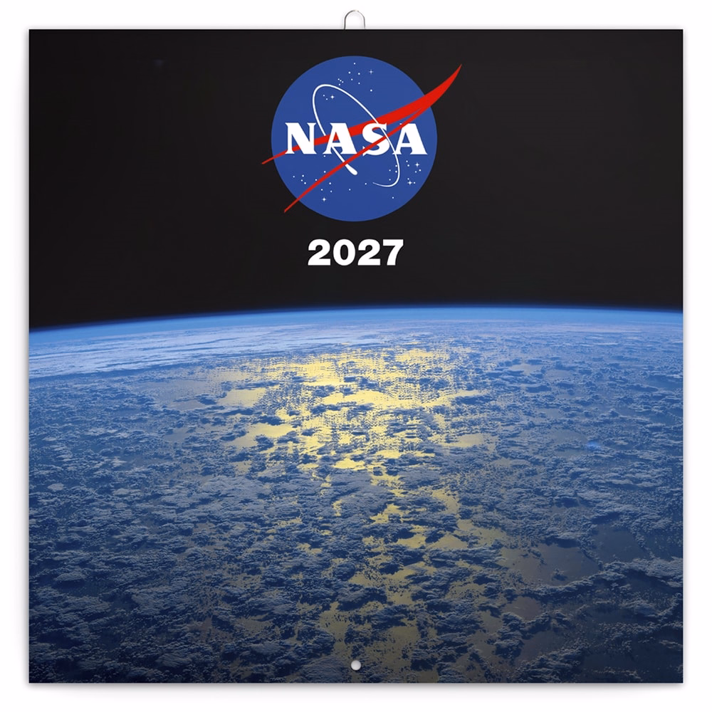 Lemeznaptár REALSYSTEM 300x300mm NASA 2027