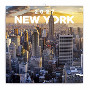 Lemeznaptár REALSYSTEM 300x300mm New York 2027