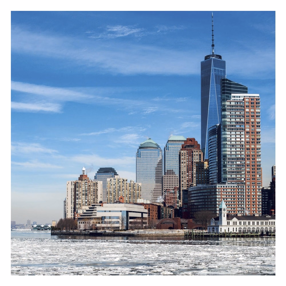 Lemeznaptár REALSYSTEM 300x300mm New York 2027