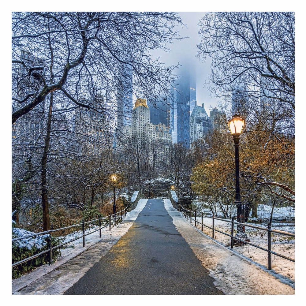Lemeznaptár REALSYSTEM 300x300mm New York 2027