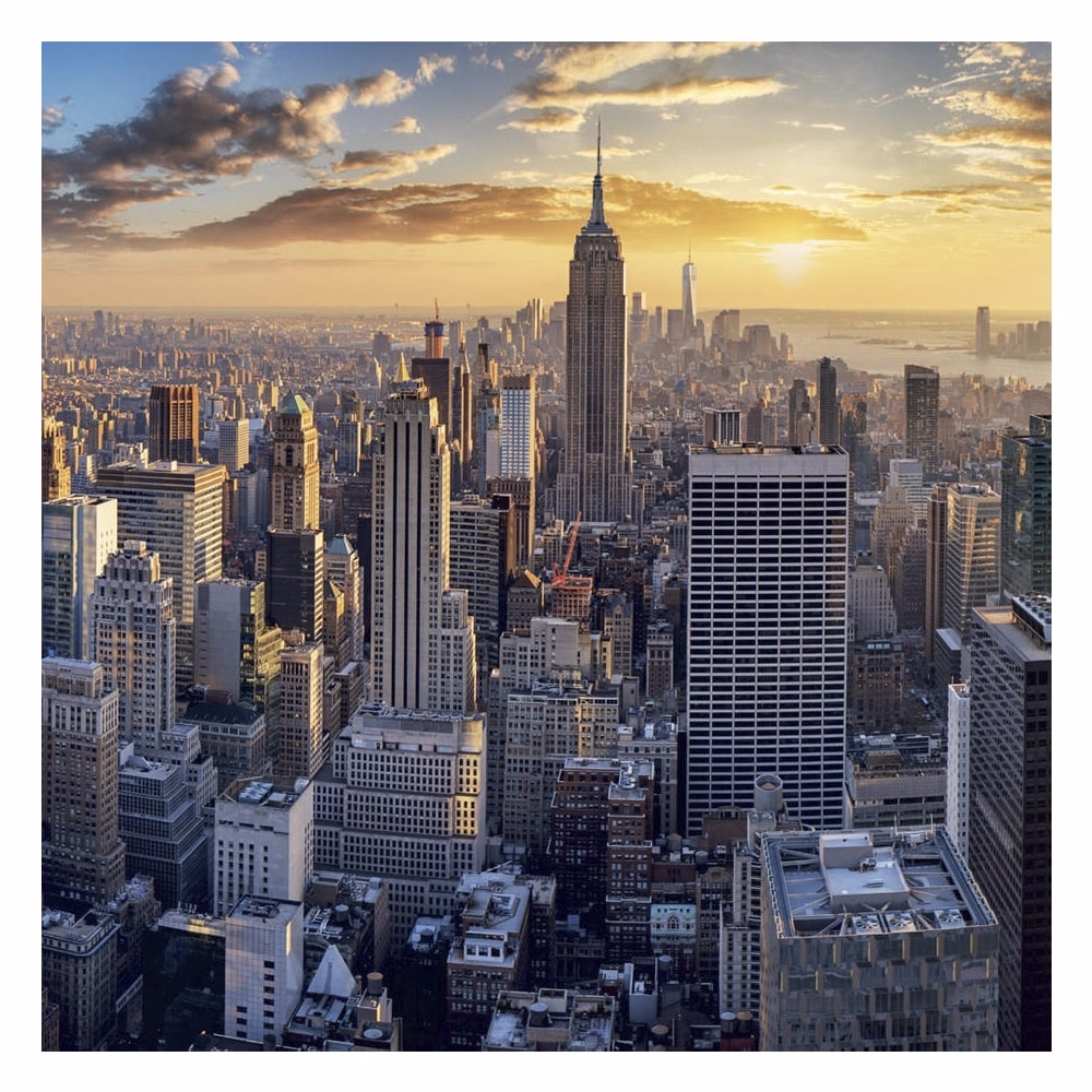 Lemeznaptár REALSYSTEM 300x300mm New York 2027