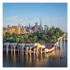 Lemeznaptár REALSYSTEM 300x300mm New York 2027