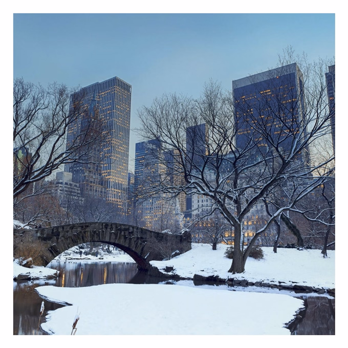 Lemeznaptár REALSYSTEM 300x300mm New York 2027
