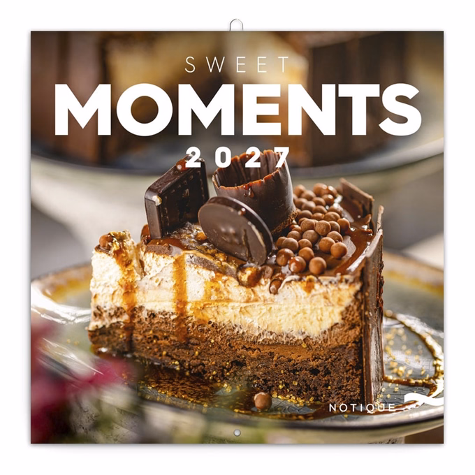 Lemeznaptár REALSYSTEM 300x300mm Sweet moments 2027