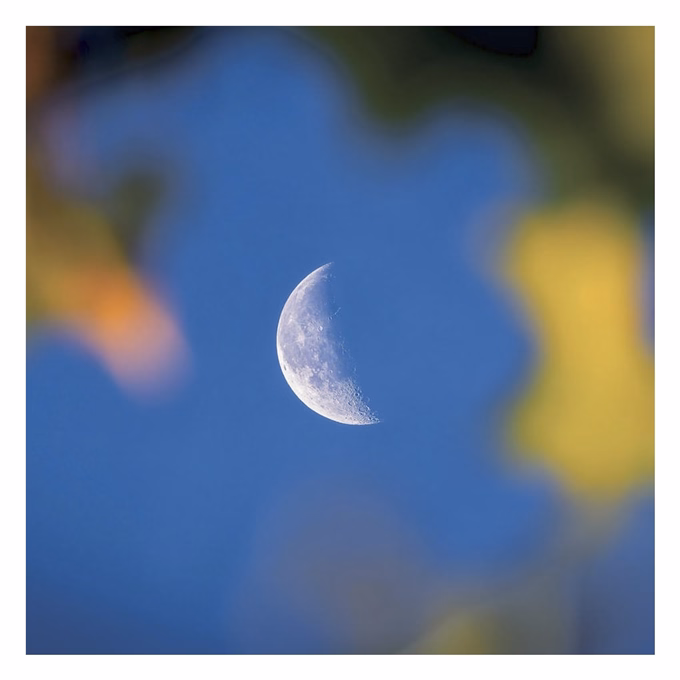 Lemeznaptár REALSYSTEM 300x300mm The Moon 2027