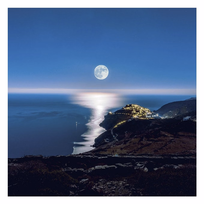 Lemeznaptár REALSYSTEM 300x300mm The Moon 2027