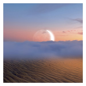 Lemeznaptár REALSYSTEM 300x300mm The Moon 2027