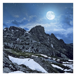 Lemeznaptár REALSYSTEM 300x300mm The Moon 2027