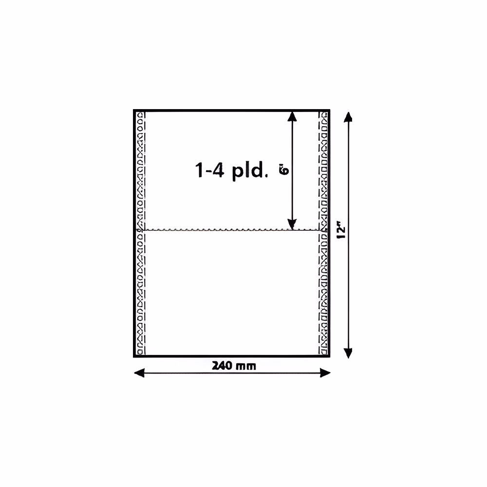 Leporelló STARPRINT 240/2 példány VR2-24/6" 900 garnitúra/doboz