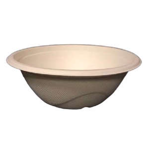 Levesestál eldobható papír KOMP cukornád lebomló 750 ml natúr 50 darabos