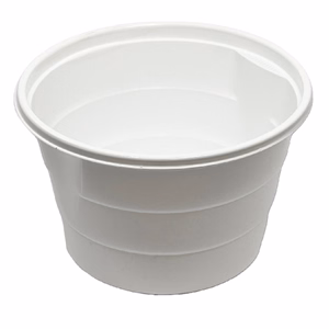 Levesestál műanyag 750 ml fehér 50 darabos 3185