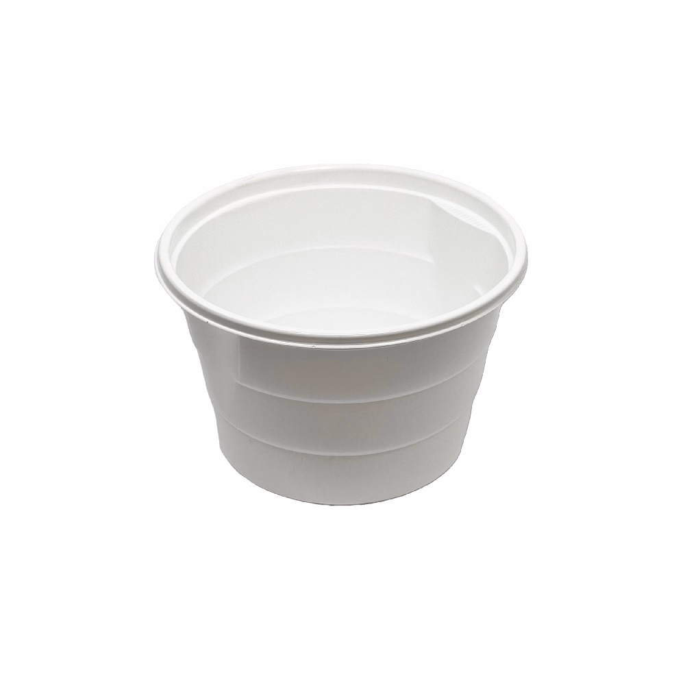 Levesestál műanyag 750 ml fehér 50 darabos 3185