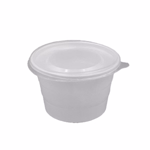 Levesestál tető műanyag 500 ml  100 darabos  3184